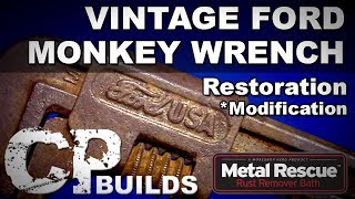 Vintage Ford Wrench Restoration  Modification   DIY HowTo [upl. by Noired913]