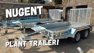 Nugent Plant Trailer Digger Dumper Trailer [upl. by Bondie]