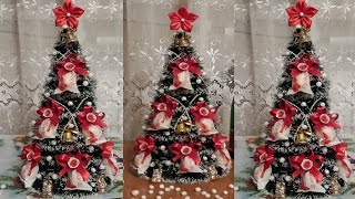 Ёлка из мишуры и конфет Рафаэлло Christmas Tree of Clinquant and Candies quotRaffaelloquot [upl. by Partan]