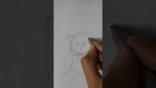 Simple and Cute Bear Drawing Tutorial 🐻 Perfect for All Ages [upl. by Gnak266]