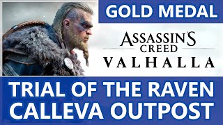 Calleva Outpost Raven Mastery Challenge Gold Medal  Assassins Creed Valhalla [upl. by Herod]