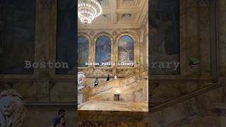 Boston Public Library boston bostonmassachusetts massachusetts library travel traveling [upl. by Zanas1]