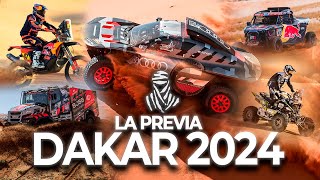 El RALLY DAKAR 2024  La PREVIA  PARTICIPANTES y RECORRIDO [upl. by Nnyleahs]