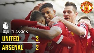 Manchester United 32 Arsenal 1516  Premier League Classics  Manchester United [upl. by Valorie]