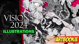 This Artbook Just Keeps Getting Better VISIONS 2024 Illustrators Book  Flipthrough Review [upl. by Megen]