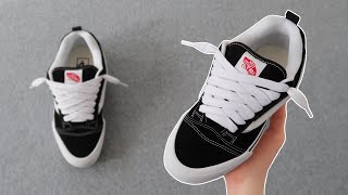 HOW TO DIAMOND LACE YOUR KNU SKOOL VANS EASY [upl. by Bernete]