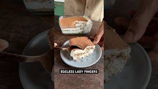 The most perfect eggless lady fingers recipe Now you can make eggless tiramisu from scratch [upl. by Farwell261]