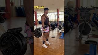 Remo con barra para espalda pesado con buena técnica y al fallo espalda motivation gym fitness [upl. by Josephina]