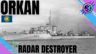 ORKAN  Cannoniera con radar e super stealth  World of Warships [upl. by Idurt]