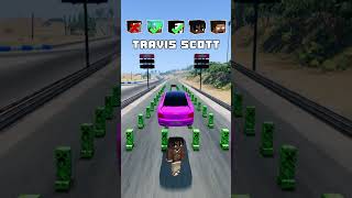 NOOB vs PRO vs HACKER vs HEROBRINE Car Jump Challenge 😎 🚗 shorts beamngdrive [upl. by Adnirolc]