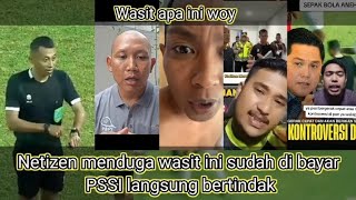 Netizen menduga wasit ini sudah di bayar saat pertandingan Aceh vs Sulteng [upl. by Hnahc]