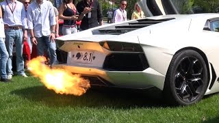 REV Battle Lamborghini Aventador  iPE Exhaust vs Akrapovic Exhaust LOUD Sound [upl. by Nibur603]