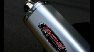 SUZUKI GSX R 600 2002 BOS GP1 Exhaust System [upl. by Gwenore]