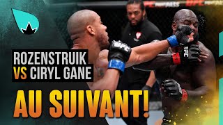 UFC Ciryl Gane vs Jairzinho Rozenstruik RECAP amp REACTION  BON GAMIN EN CONTRÔLE TOTAL [upl. by Anaihs734]