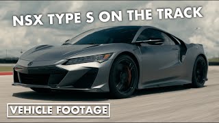 2022 Acura NSX Type S track footage [upl. by Gunning906]