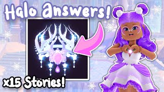 ALL STORIES How To Win GLITTERFROST HALO 2023 Royale High Halo Answers [upl. by Eelram950]