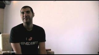 gen16com Daniel Kaplan interview Minecraft  Gamelab 2011 [upl. by Hsan]