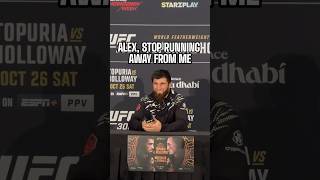 Magomed Ankalaev has a message for Alex Pereira ufc308 [upl. by Uta]