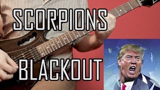 Scorpions  Blackout guitar cover by Sergey Kulakov [upl. by Vanni]