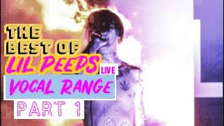 Best Of Lil Peep’s Live Vocal Range [upl. by Buttaro]