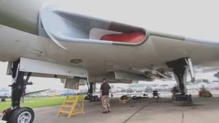 Avro Vulcan B2 XM594 systems test at Newark Air Museum [upl. by Kentiga]