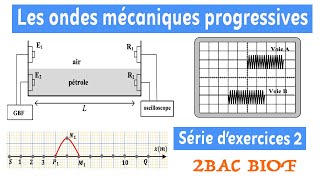 2BAC BIOF  Série dexercices 2  Les ondes mécaniques progressives [upl. by Roter]