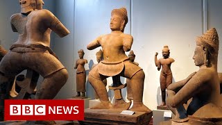 Cambodia calls for UK to return looted treasures  BBC News [upl. by Ecyor274]