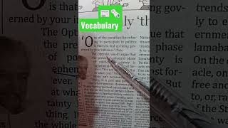 Newspaper Vocabulary  Ephemeral Meaning  CSS PMS Lectures and Vocabulary [upl. by Suedama324]