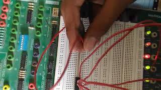 Demultiplexer circuit experiment in digital electronics in hindi [upl. by Myriam683]