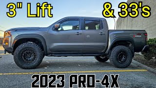 NEW WHEEL AND TIRE SETUP FOR MY LIFTED 2023 NISSAN FRONTIER PRO4X [upl. by Am664]