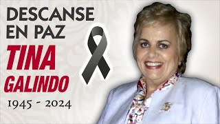 Muere productora teatral Tina Galindo a los 78 años [upl. by Nal]