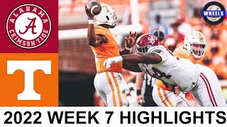 3 Alabama vs 6 Tennessee Highlights GAME OF THE YEAR  Week 7  2022 College Football Highlights [upl. by Adamek392]