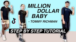 MILLION DOLLAR BABY  Tommy Richman EASY DANCE TUTORIAL Beginner Friendly [upl. by Enellek]