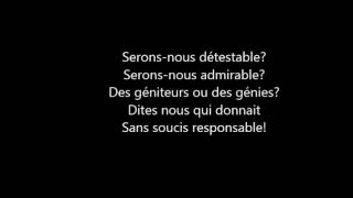 PAPAOUTAI STROMAE KARAOKE 3c3 [upl. by Jeffie]