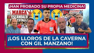 🚨 ¡LOS LLOROS DE LA CAVERNA MADRIDISTA CON GIL MANZANO 🚨 RONCERO EL CHIRINGUITO MARCA AS 😭😭 [upl. by Misak]