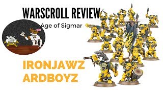 Age of Sigmar Ardboyz Warscroll Review [upl. by Herodias]