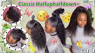 Half up half down boho braids [upl. by Ettenoj]