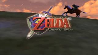 The Legend of Zelda  Ocarina of time  Intro Main Theme  1 hour [upl. by Esinal284]