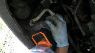 How to Drain a VW Radiator Coolant Flush [upl. by Drol]