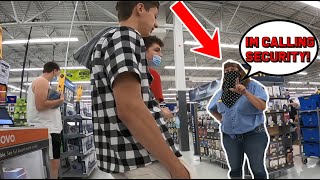 Messing Around In Walmart Kick Out By Manager [upl. by Bronk]