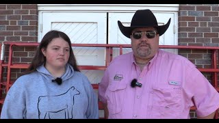 Iowa Governors Charity Steer Show  Cheyenne Houk [upl. by Mervin923]