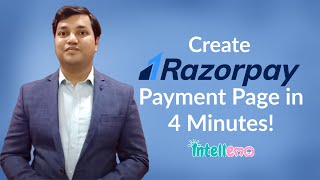 Razorpay  Create a Payments Page in 4 minutes  Intellemo [upl. by Klinger]