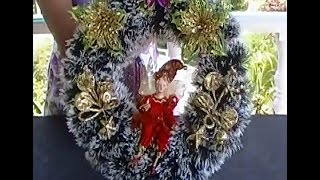 Corona de navidad Christmas wreath [upl. by Hsiwhem]