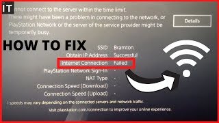 HOW TO FIX PS4 NOT CONNECTING TO THE INTERNET [upl. by Ahslek]