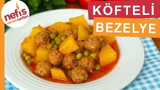 MUHTEŞEM Köfteli Bezelye Yemeği Tarifi [upl. by Alyacim]