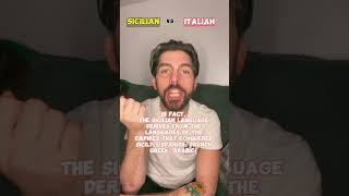 Italian Language vs Sicilian Language italianteacher italianlesson linguistics [upl. by Eelarak]