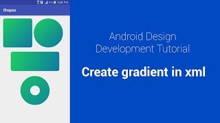 Create gradient in XML  Android [upl. by Eirrehs]