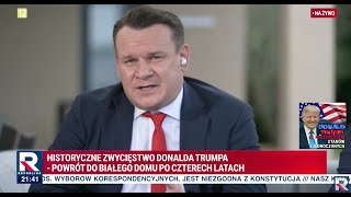 Historyczne zwycięstwo D Trumpa  Tarczyński Rachoń Olechowski  WPunkt [upl. by Esenej]