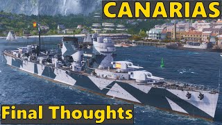 Canarias  Review  Spain has Arrived  World of Warships [upl. by Graner909]