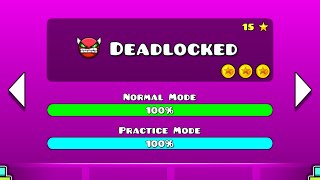 Geometry Dash Walkthrough  Level 20 Deadlocked ALL COINS [upl. by Cornia482]